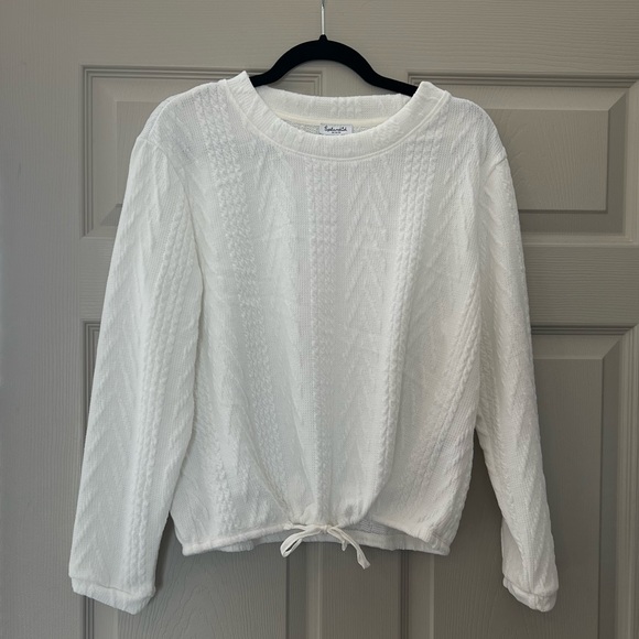 Splendid Ellie Cable Knit Set Ivory - Picture 4 of 14